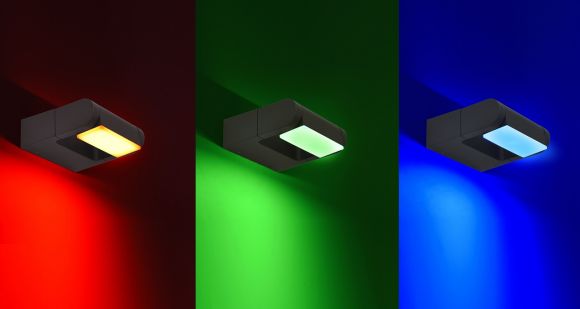LED Wandleuchte, Smart Home, Q®, ZigBee kompatibel, weiß o. anthrazit
