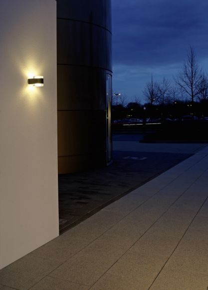 Außenwandleuchte mit LED  Farbvariante wählbar