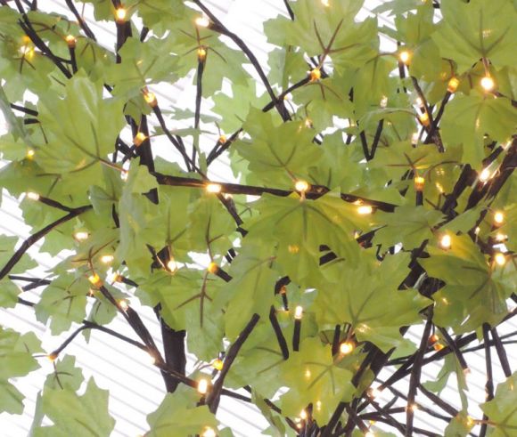 Ausgefallene LED-Standleuchte für Außen in Baum-Optik - inklusive LED-Leuchtmittel - 2 Ausführungen