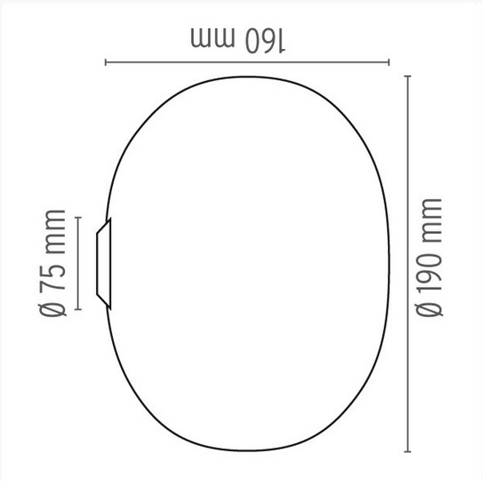 Design Wandleuchte Glo-Ball C/W Zero von Flos