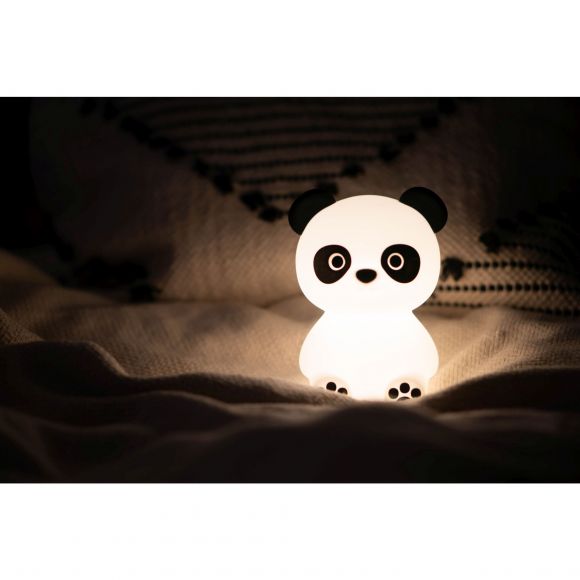 dimmbare LED Nachtlicht Akkuleuchte Kinderleuchte aus Silikon mit Schalter 10 x 12 cm Pandabär Eggy & Friends