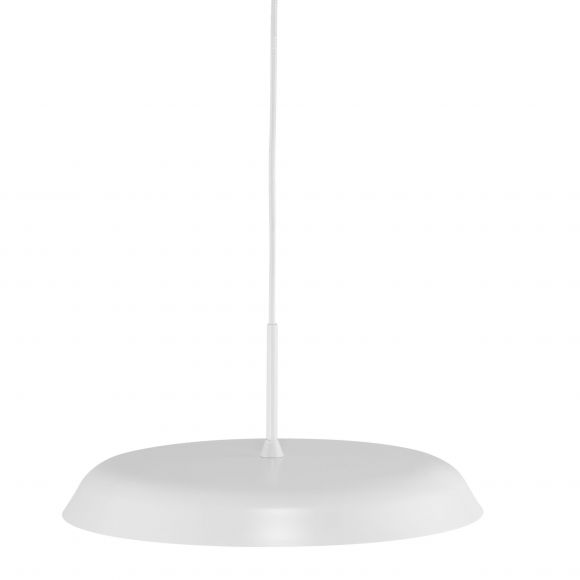 dimmbare LED Pendelleuchte mit CCT-Lichtfarbsteuerung skandinavische  Hängelampe Weiss ø 36,5 cm