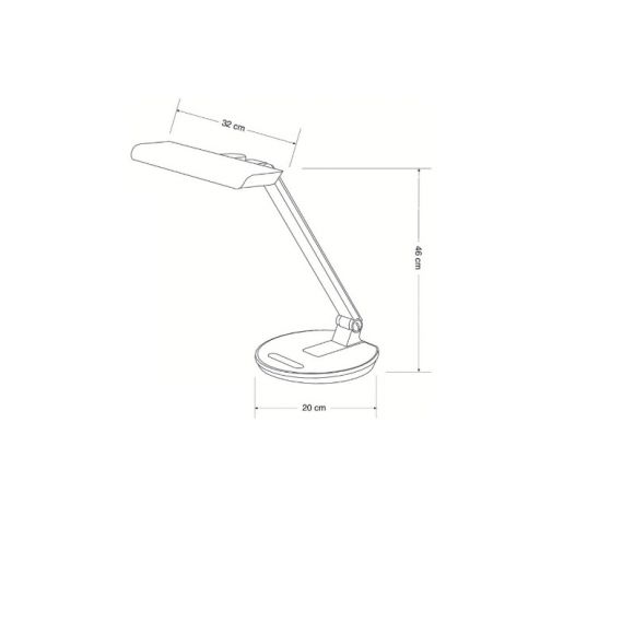 Dimmbare LED Schreibtischleuchte mit Touchfunktion