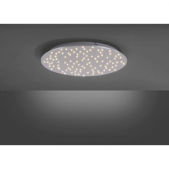 Dimmbare runde LED Sternhimmel Deckenleuchte mit  CCT-Lichtfarbsteuerung, 48 cm