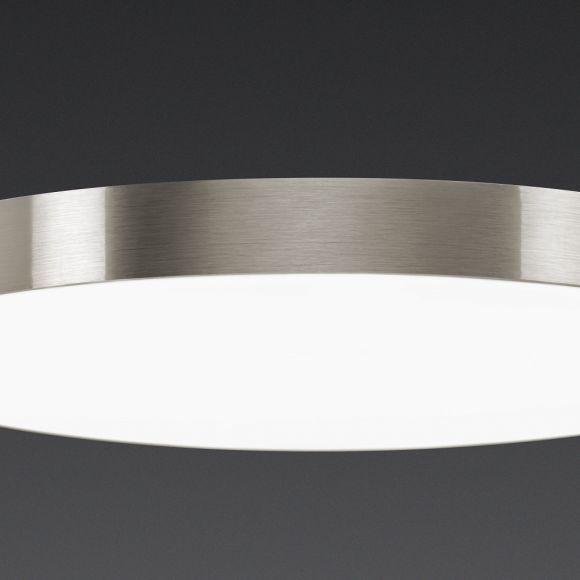 Hufnagel LED-Deckenleuchte Aurelia silber, 3000K, 60 cm