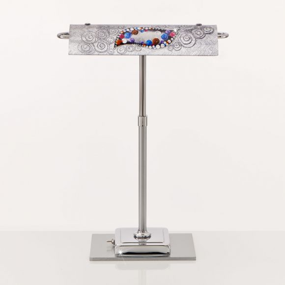 Kolarz® LED-Schreibtischleuchte Bankers in Kiss Silver