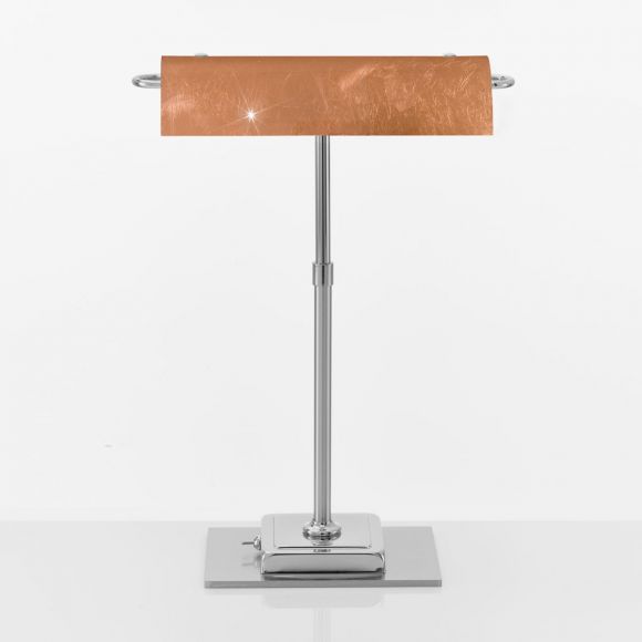 Kolarz® LED-Schreibtischleuchte Bankers in Leaf Copper/ Chrom
