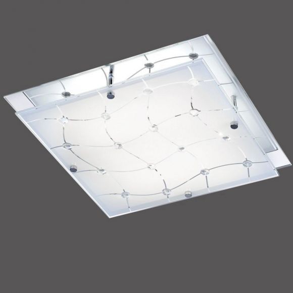 Kristall Deckenleuchte mit festverbauten LEDs