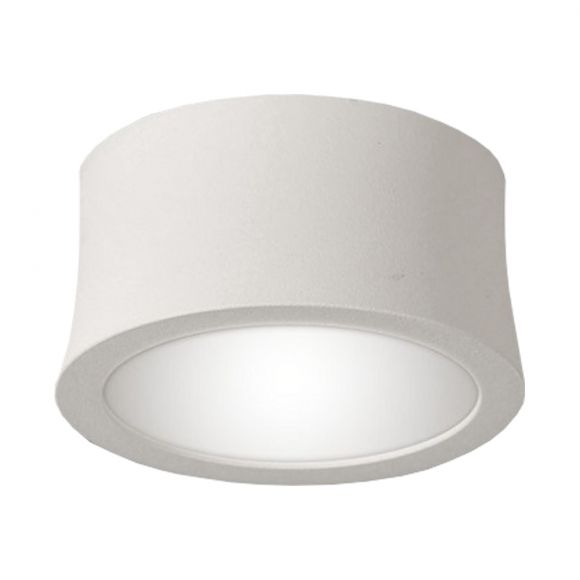 LED Deckenleuchte, Downlight rund, weiß oder anthrazit, LED warmweiß