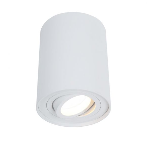 LED Deckenstrahler, Weiß, rund, schwenkbar, inkl. Fernbedienung