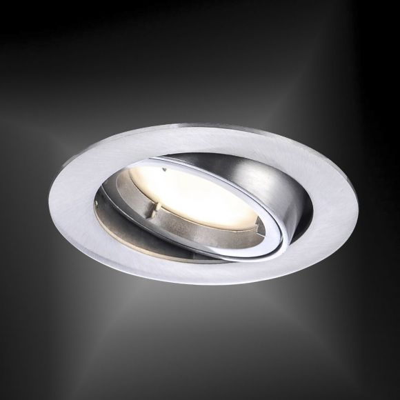 LED Einbaustrahler aus Aluminium schwenkbar und 4-stufig dimmbar 8,2 cm