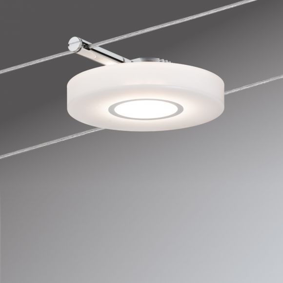 LED Komplett-Seilsystem Wire Chrom-Satin, max. 5 Meter