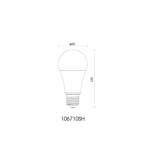 LED Lampe 10W, E27, Smart Home, dimmbar, steuerbar, Fernbedienung