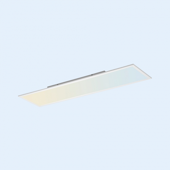 LED Panel 33W CCT Lichtfarbwechsel per Fernbedienung, dimmbar, 120x30cm weiß