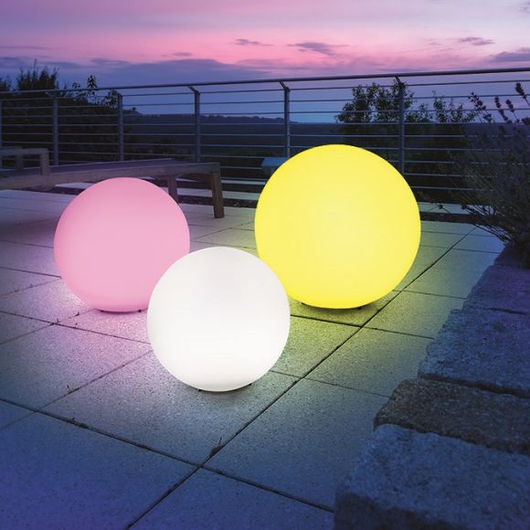 LED Solar Leuchtkugel Mega-Balls, drei Größen