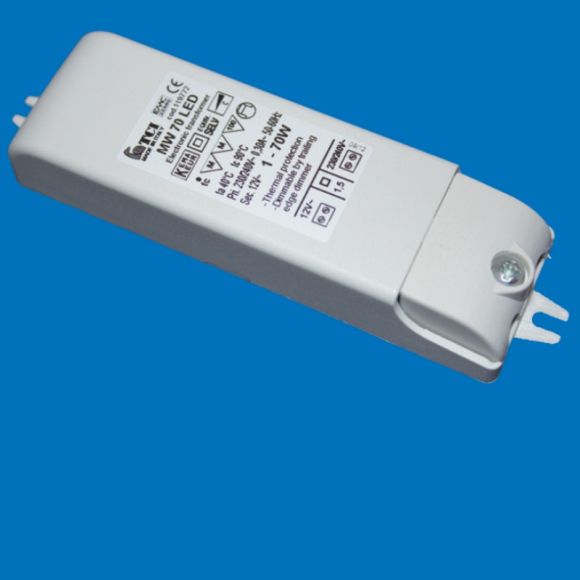 AC LED Treiber, MW 70 LED, Dimmbar, Leistung 1 ~ 70W (LED 1 ~ 50W), IP20