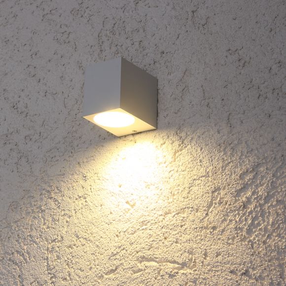 LxBxH 23x92x29 cm Design Außenbeleuchtung 9,5 Watt LED Garagen Wandlampe EEK A 