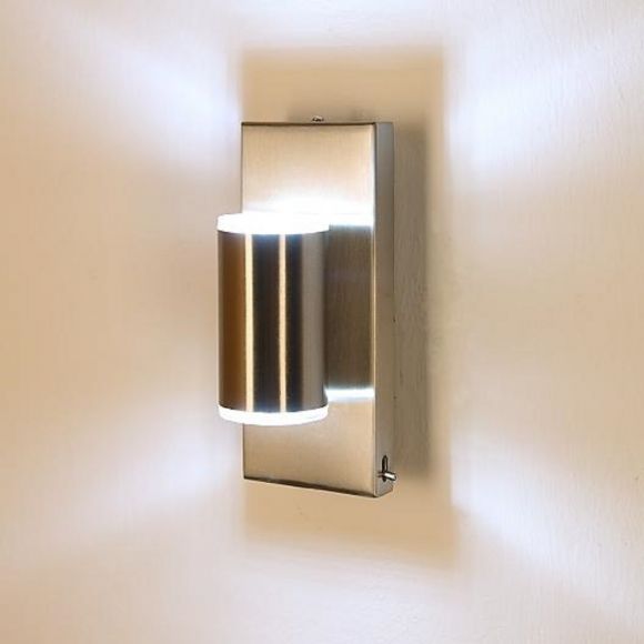 Elegantes Aluminium LED Wandleuchte Lampe Scheinwerfer mit oben und unten