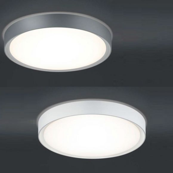LED-Deckenleuchte Clarimo - Acrylglas-Weiß