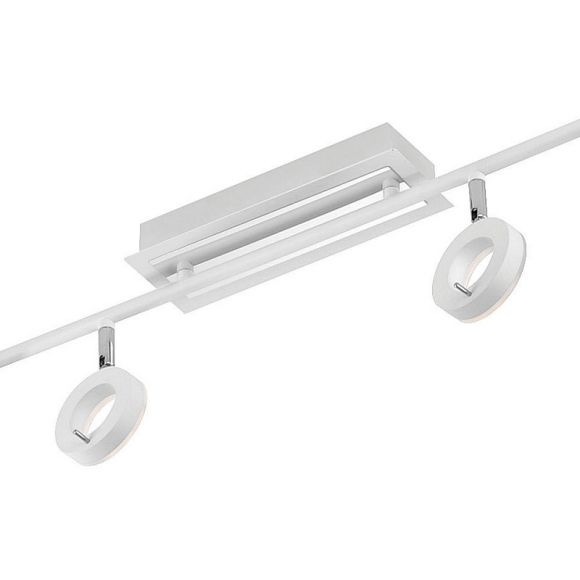 LED-Deckenstrahler, 6-flammig, matt Weiß o. Aluminium matt
