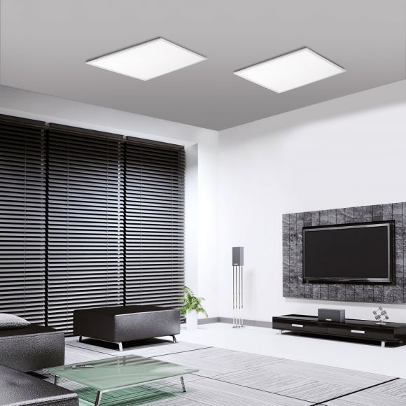 LED-Panel 62x62cm, 33W, Funkfernbedienung, CCT-Lichtmanagement