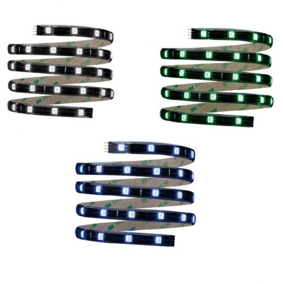 LED-Stripe Basic Set Inkl. Fernbedienung, 1,5m, 10W