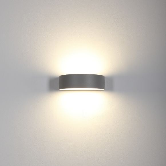 LED-Wandleuchte aus Aluminium - Anthrazit