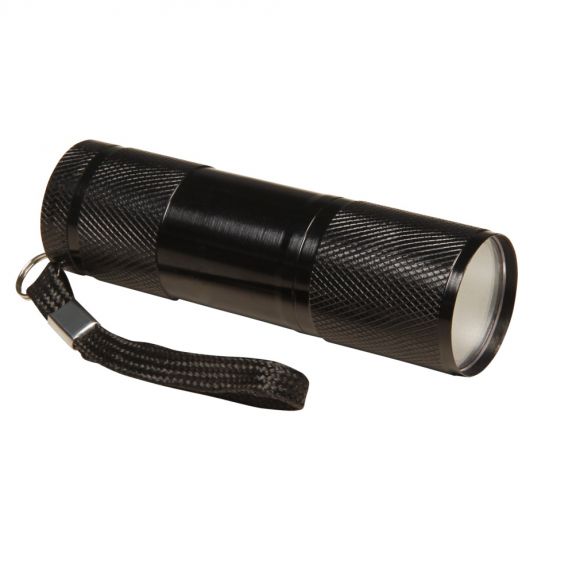 LHG LED-Fluter mit Lesearm in stahl  + LED Taschenlampe