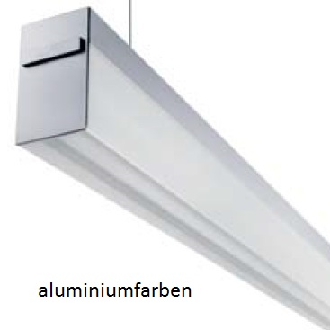 Moderne Deckenleuchte - Aluminium- Kunststoff - 2-flammig - 3 Farben wählbar - 3 unterschiedliche Wattagen