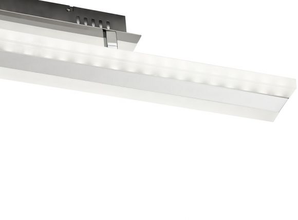 Moderne Deckenleuchte - LED - Chrom - Acrylglas - Inklusive LED 2 x 15 Watt  2400 Lumen  3200 Kelvin