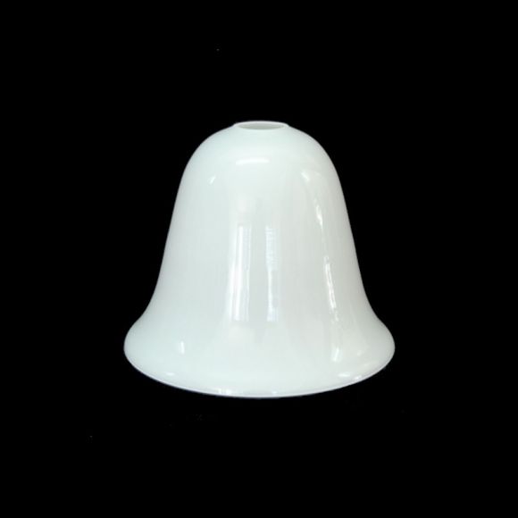 Pendelleuchte Opalglas weiß, Oberfläche altmessing oder braun
