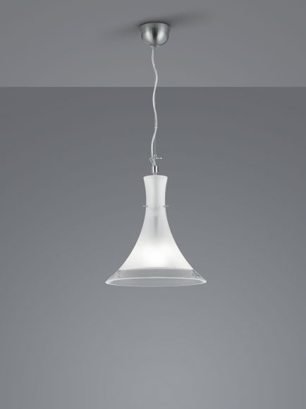 Pendelleuchte, Glas, D=32cm, für LED Leuchtmittel E27, drei Varianten