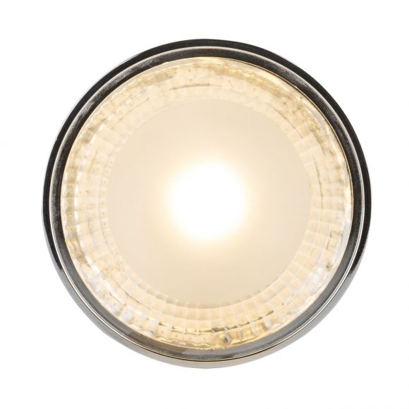 runde LED Deckenleuchte aus Glas satiniert Aufbauleuchte Deckenlampe klar ø 113 cm