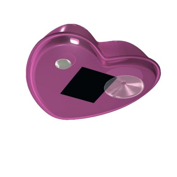 Solar-LED-Nachtlicht rosa Herz mit Sternenhimmel-Projektion