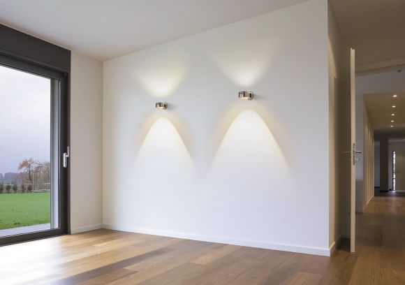 Top Light LED-Wandleuchte Puk Maxx Wall in Chrom