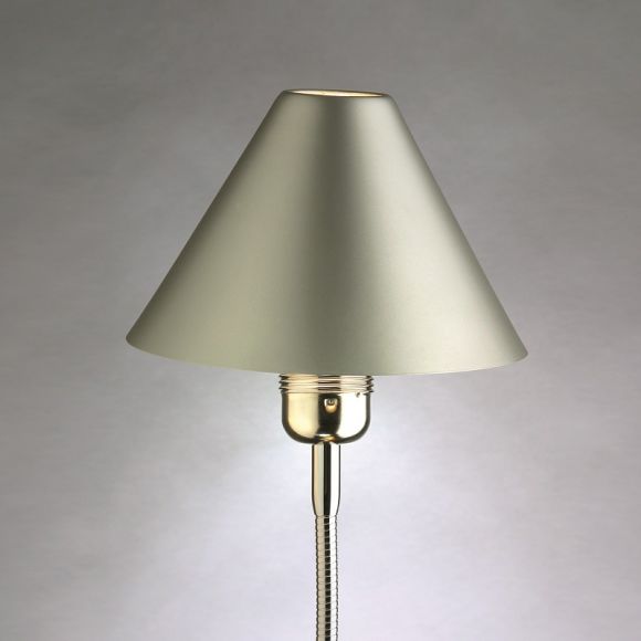 Top Light Steckerleuchte Pluglight Flex Shade, 30 cm Nickel-matt, Steckerfarbe weiß