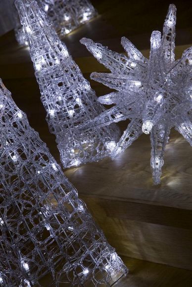 3-D Stern für Innen  LED Weihnachtsbeleuchtung,