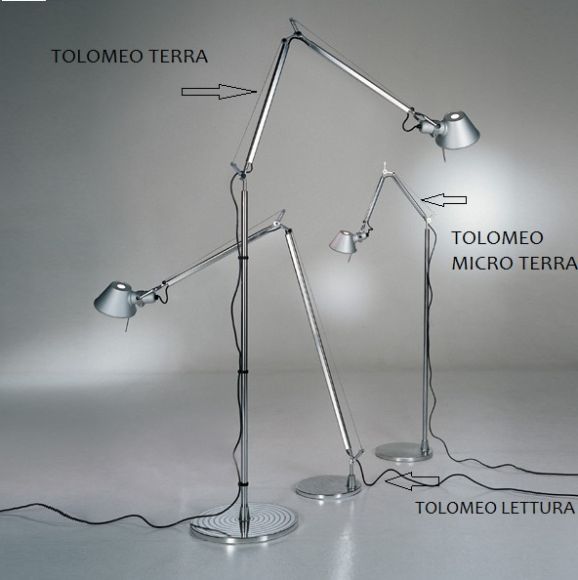 Artemide Tolomeo Micro Terra LED - dimmbar