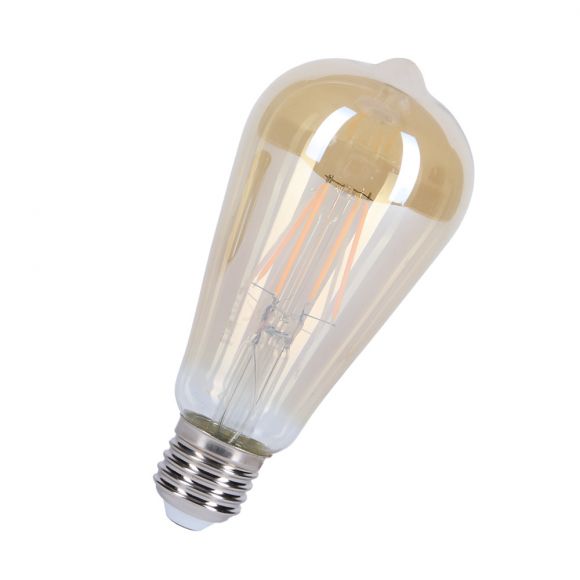 Filament LED E27 amber, 4W, 350Lm, 2200K, 300°