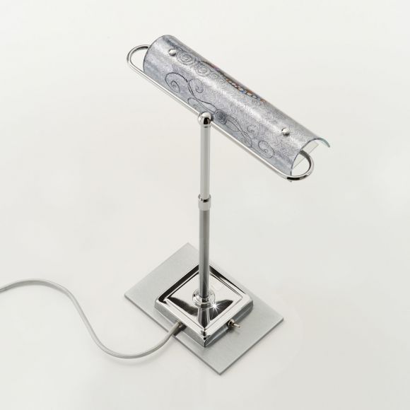 Kolarz® LED-Schreibtischleuchte Bankers in Kiss Silver