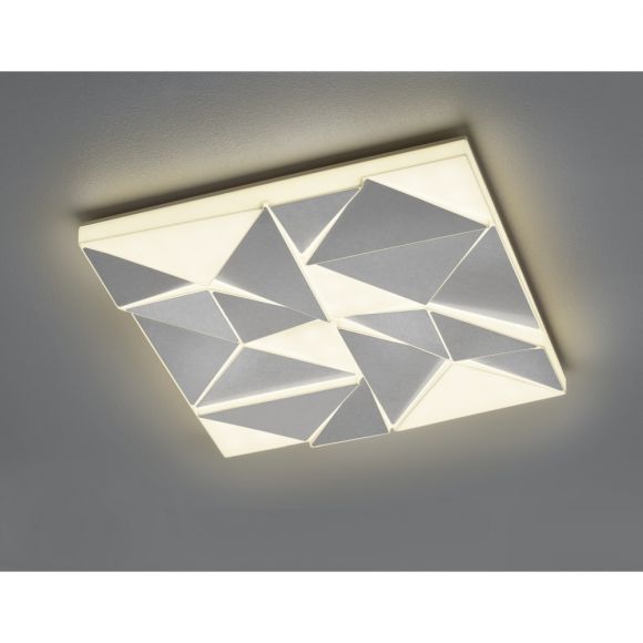 LED Deckenleuchte, design, 60x60 cm, inkl. Fernbedienung, dimmbar