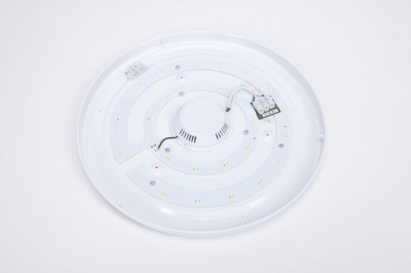 LED Deckenleuchte, rund, Weiß, schlicht, schalterdimmfähig, 2 Größen