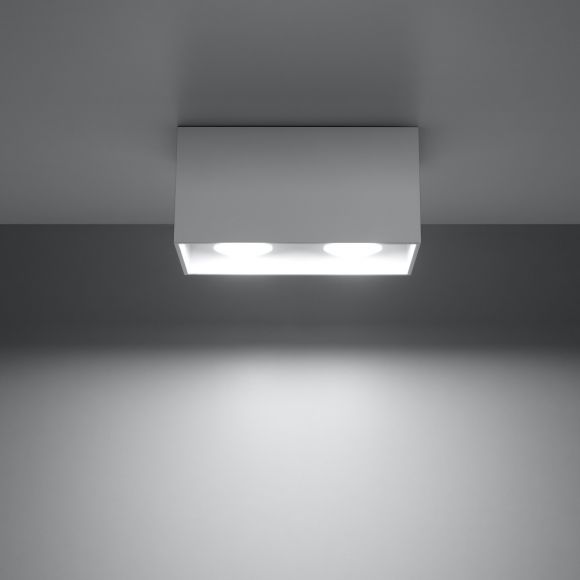 LED Deckenleuchte, Strahler, weiß, 20 cm breit, modern, inkl. LED