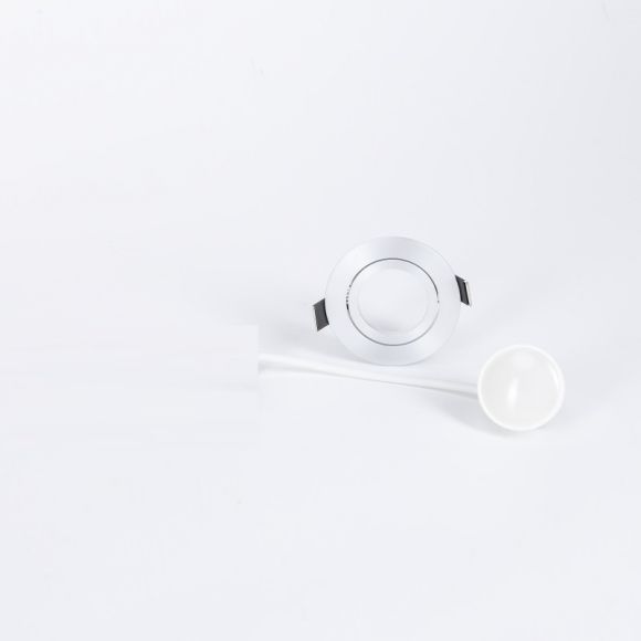 LED Einbaustrahler, 1er Set, rund, schwenkbar, schalterdimmfähig