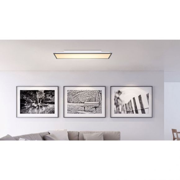 LED Panel 20 x 80 cm rechteckig, mit Backlight, 3 Stufen über Wandschalter