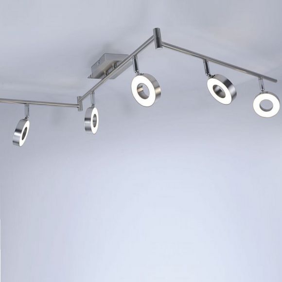 LED Strahlerbalken Lukas,6-flammig. schwenkbar, modern, warmweiß