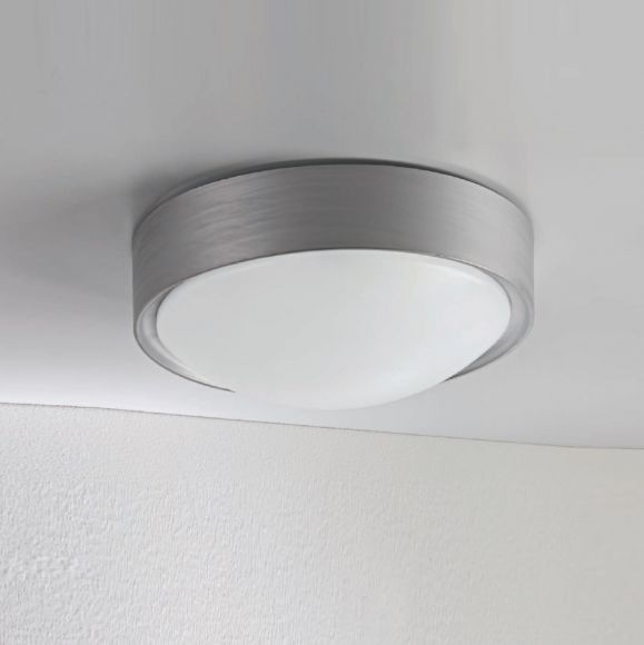 LED-Deckenleuchte Cover, rund in Weiß oder Grau wählbar