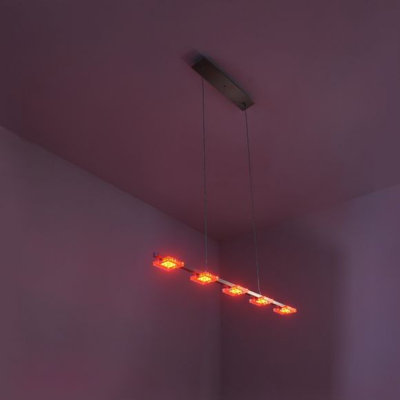 LED-Pendelleuchte mit RGB-Farbwechsler - dimmbar