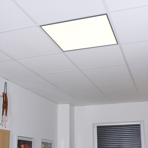 LHG LED Panel 34W, 59,5 x 59,5 cm, Rahmen grau, LED neutralweiß, dimmbar