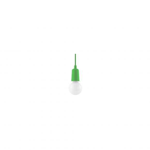 skandinavische E27 Pendelleuchte ideal für vintage Filament Leuchtmittel Glühbirnen Hängelampe grün